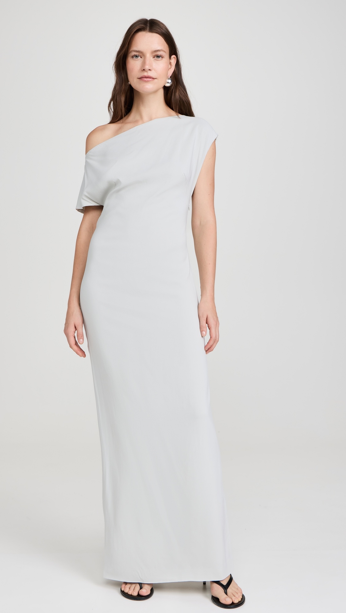 Asymmetric Off Shoulder Dress - 6
