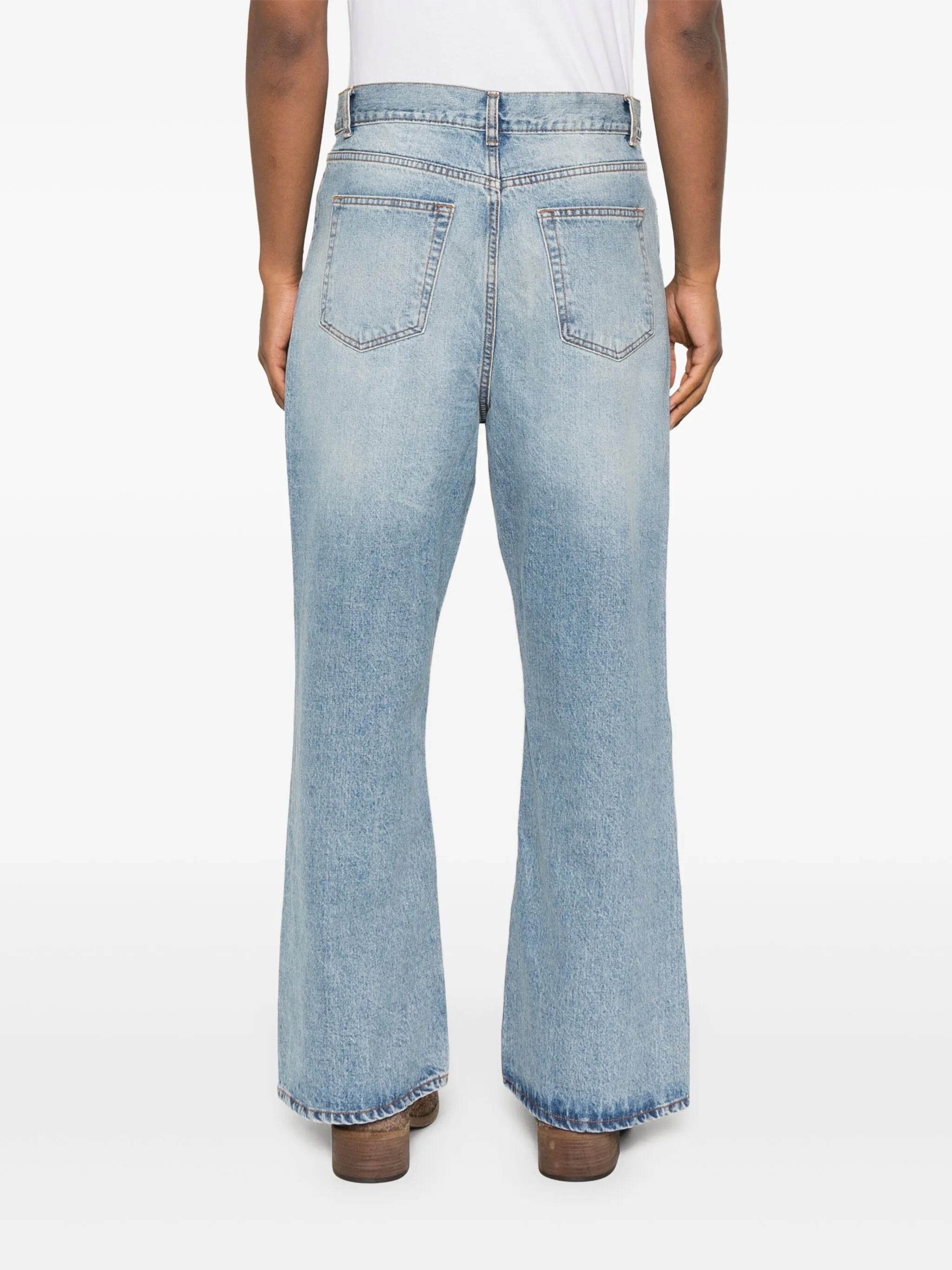 Loose Flared-leg Jeans - 5