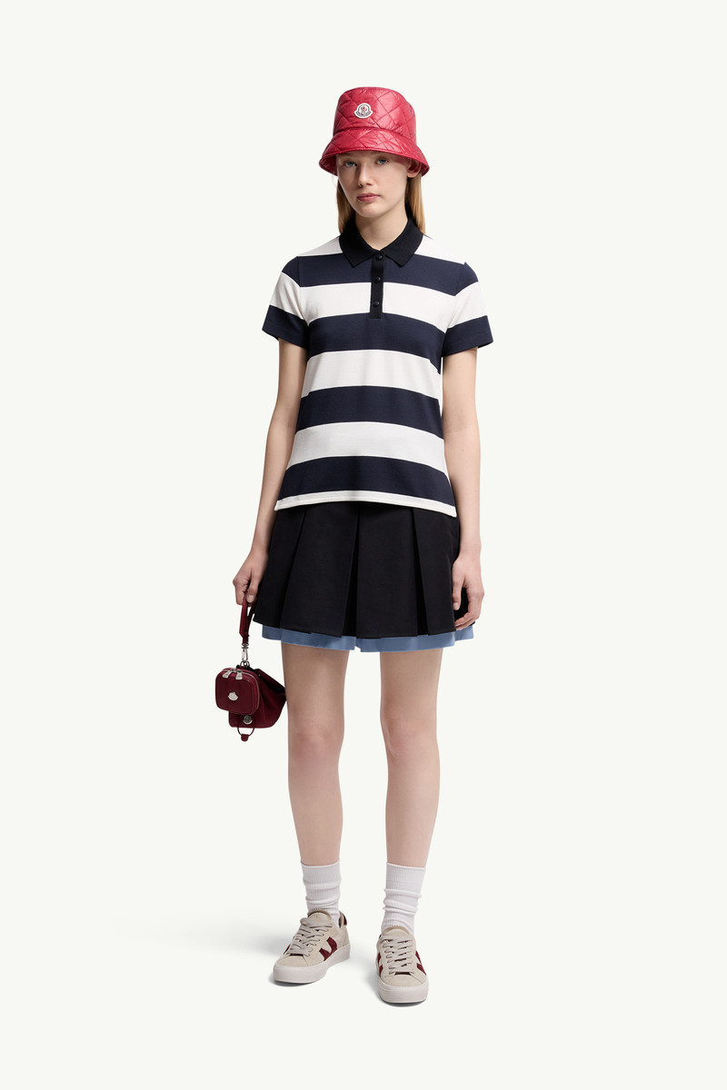 Moncler Striped Polo Shirt outlook