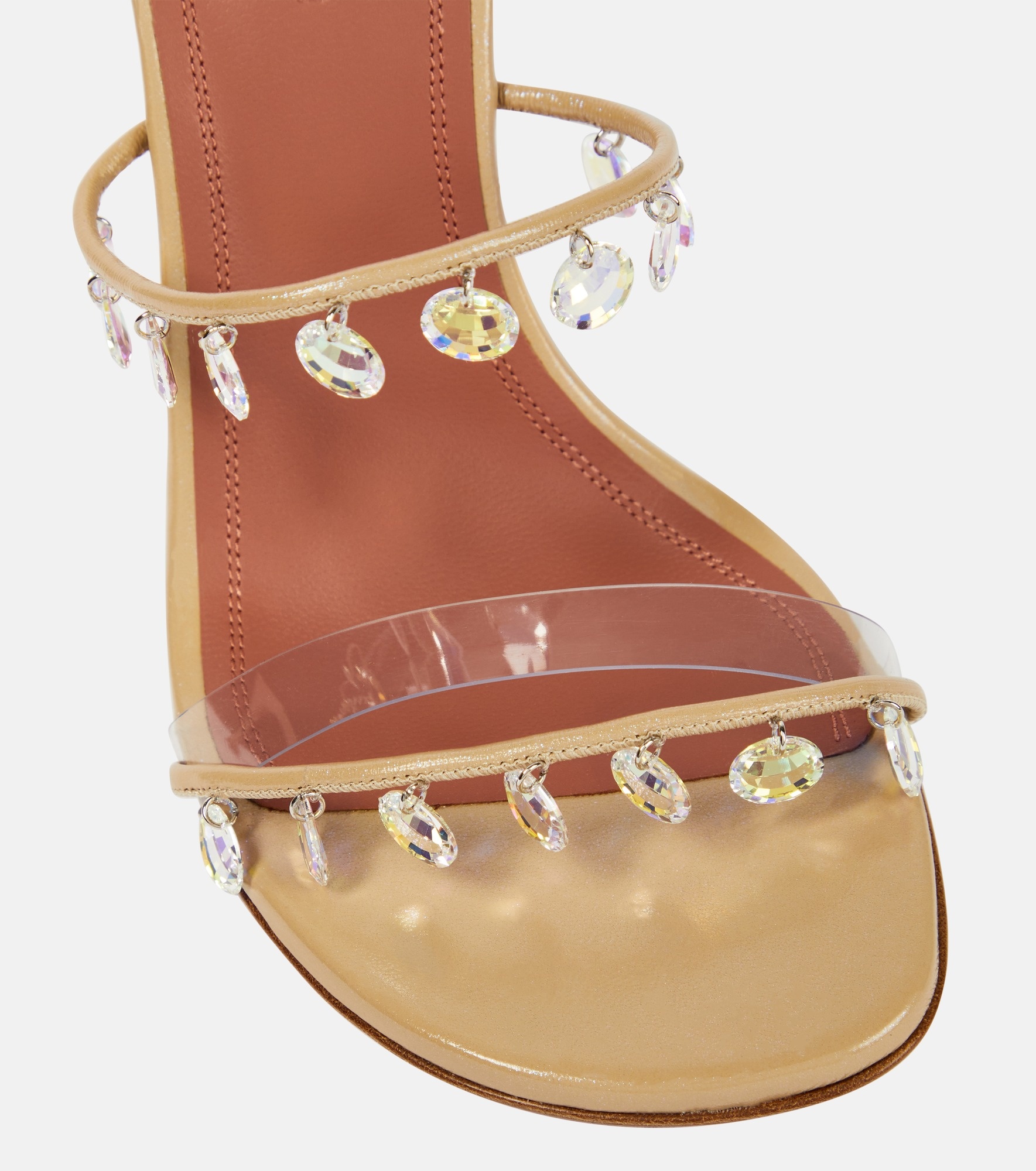 Tina 105 embellished leather sandals - 6