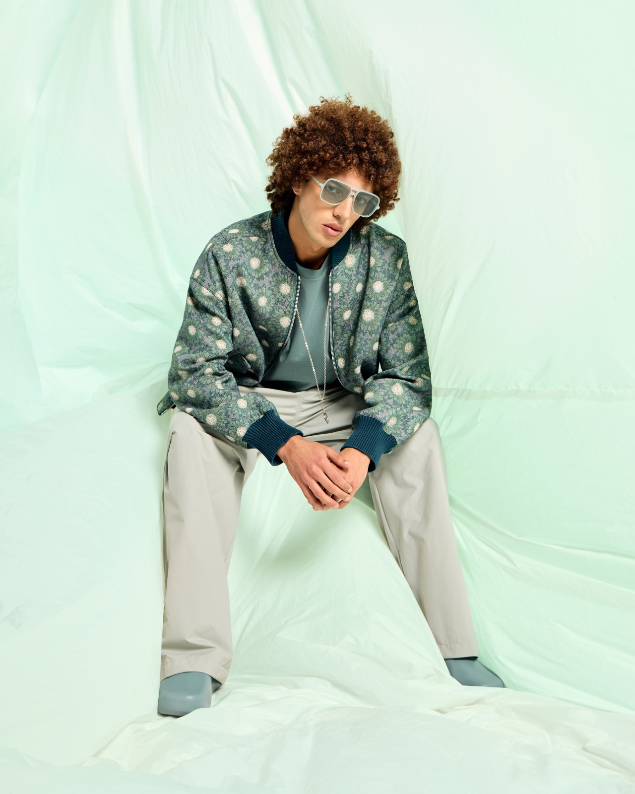 ASV JERSEY T-SHIRT WITH OVERSIZED PRINT FROM THE PEACE CAPSULE COLLECTION - 6