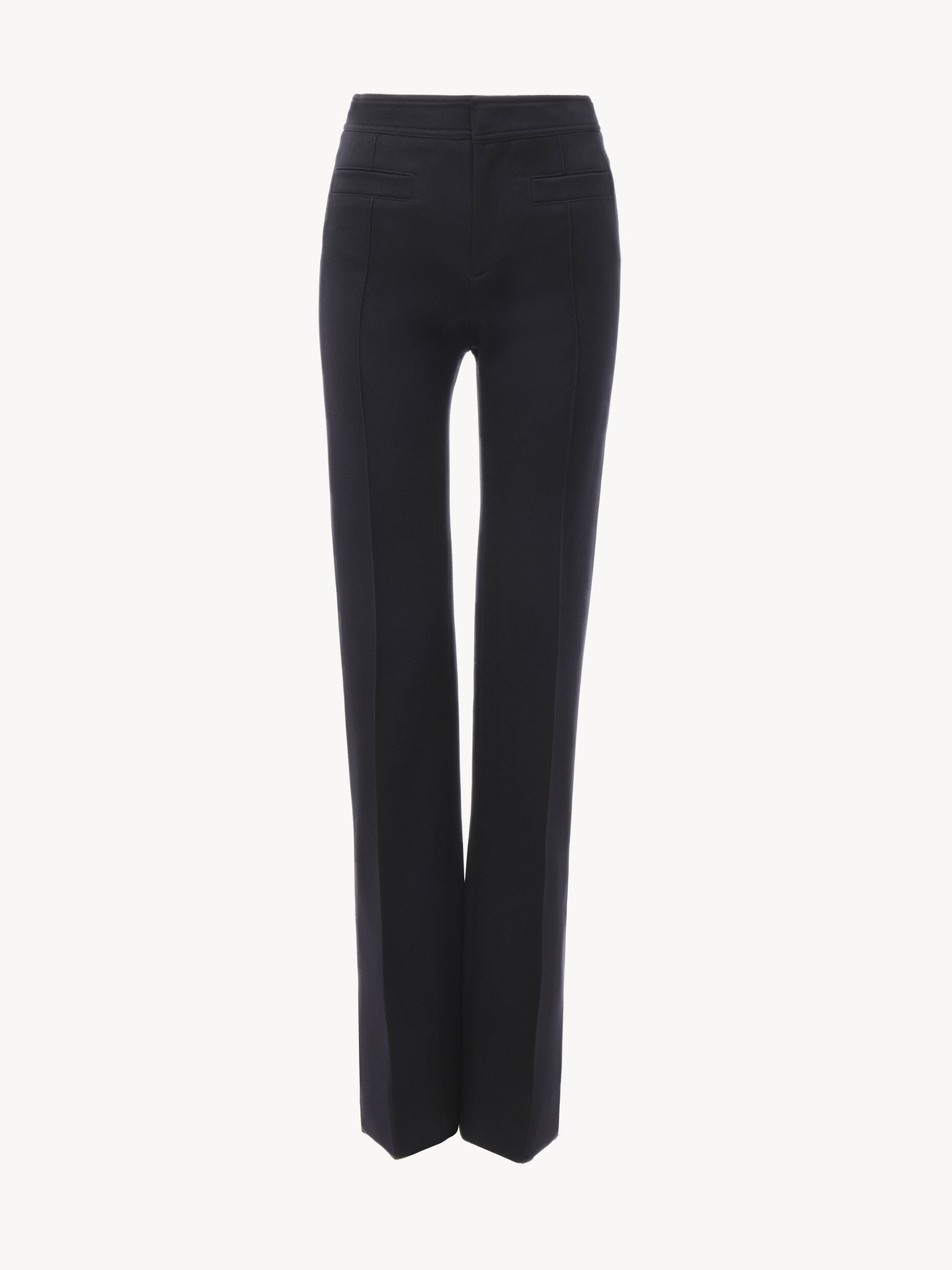 TAILORED PANTS IN WOOL GABARDINE - 2
