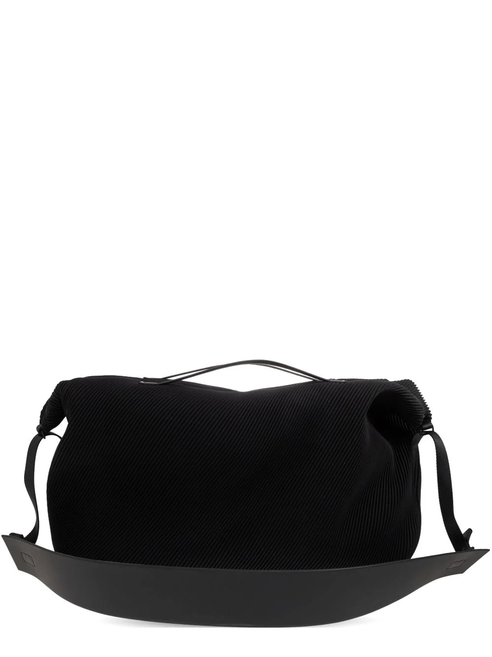 pleated handle tote bag - 1