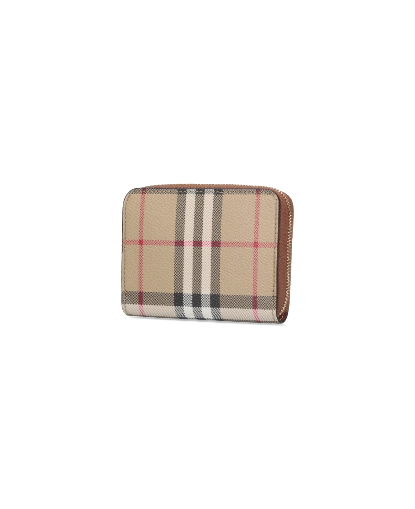 'vintage Check' Zip Wallet - 2