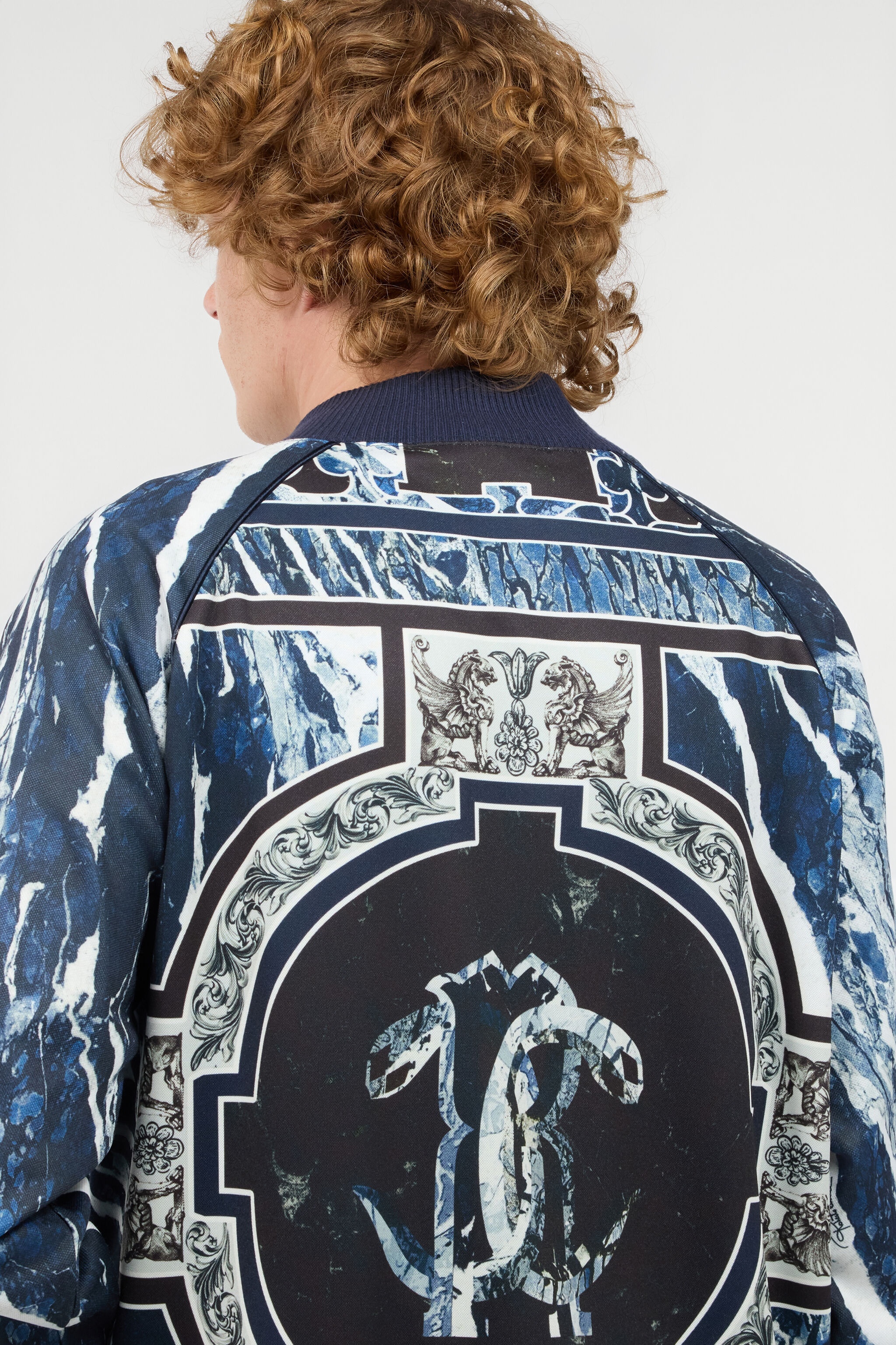 Sweatshirt With Zip And Rubane Print - 7