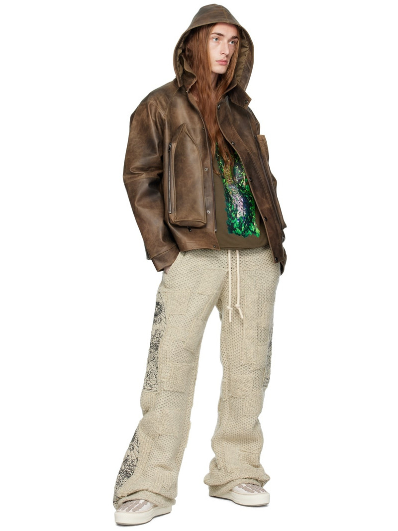 WHO DECIDES WAR Brown Garden Glass Sweatshirt outlook