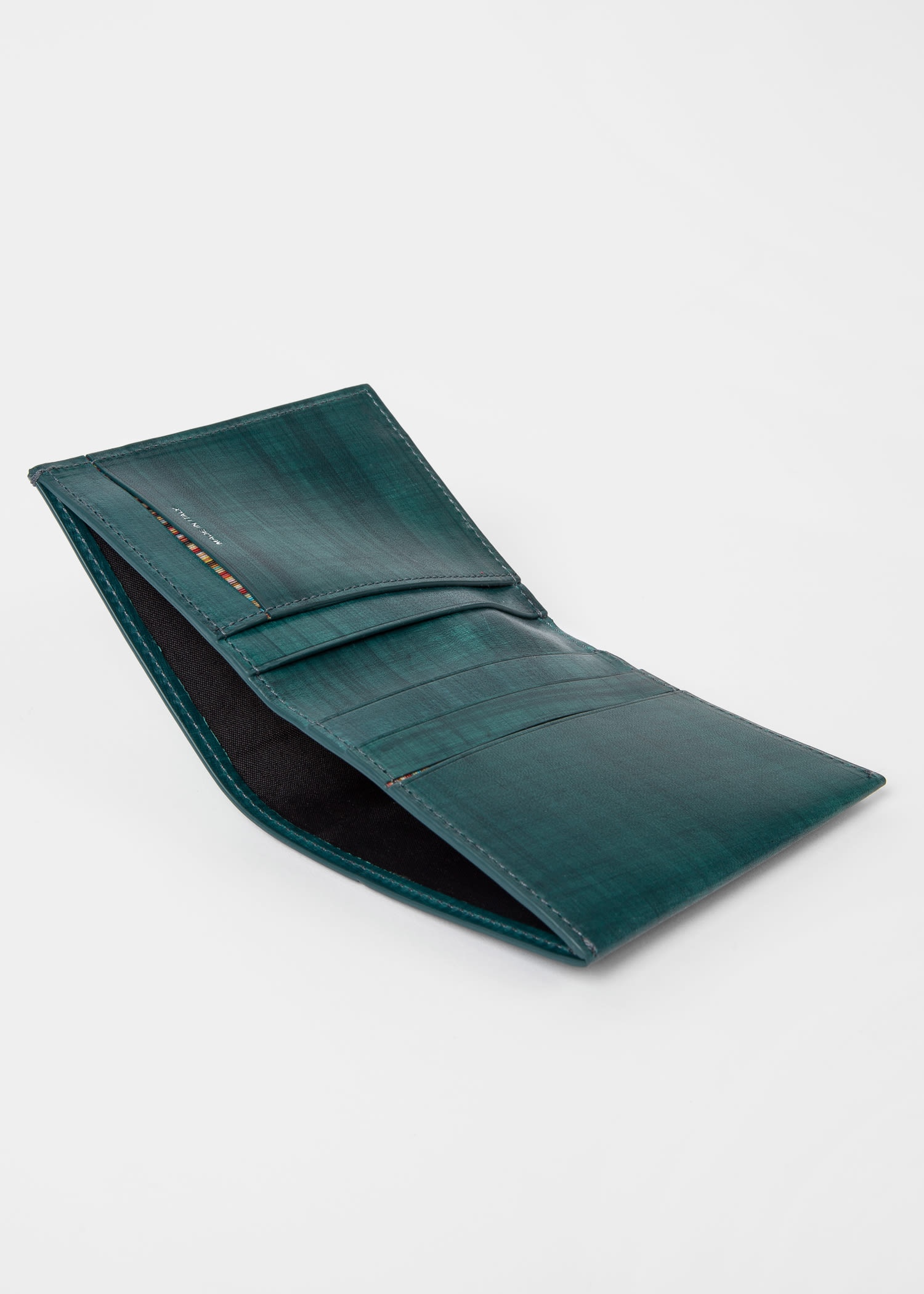 Brushstroke Leather Billfold Wallet - 3