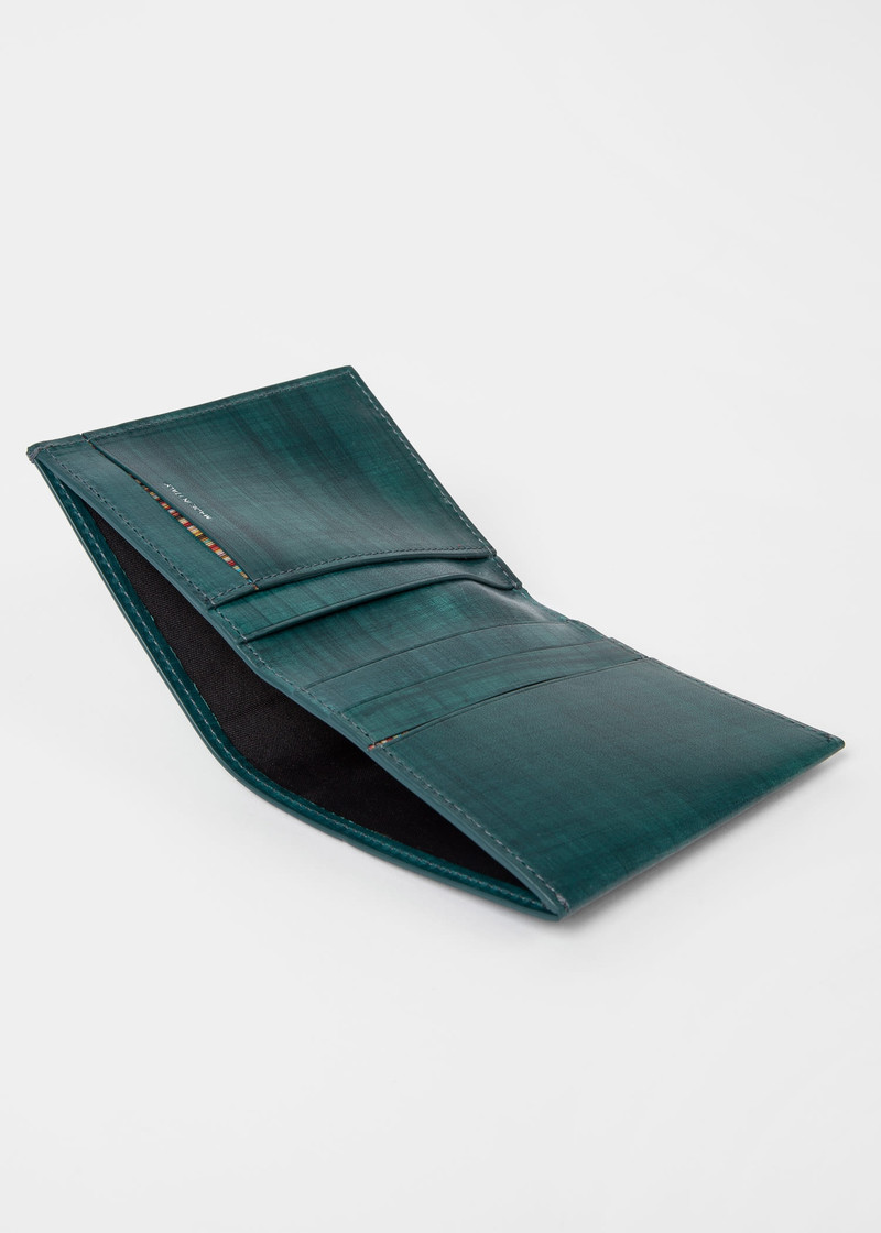 Brushstroke Leather Billfold Wallet 3