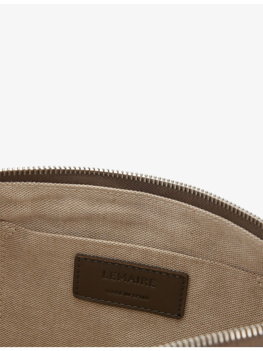 Small Croissant Leather Shoulder Bag - 6