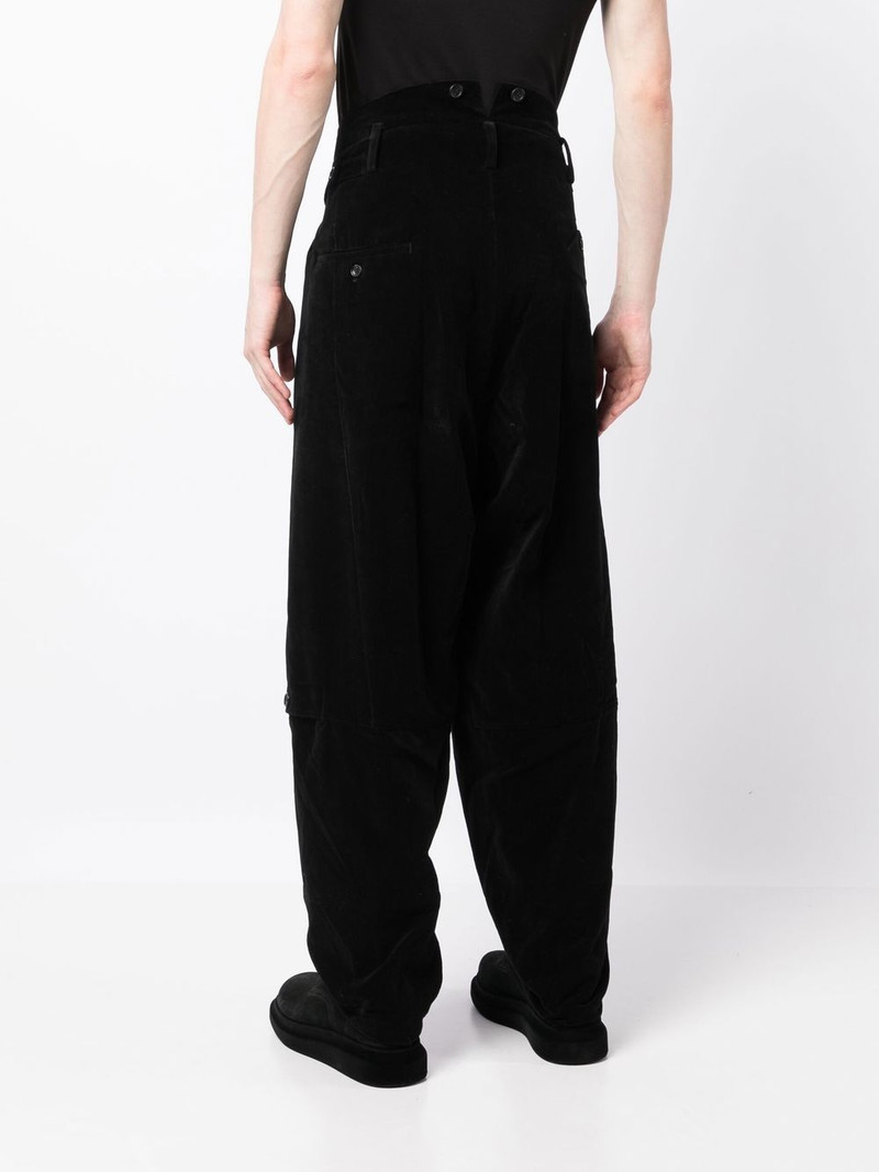 high-waisted straight-leg trousers 4