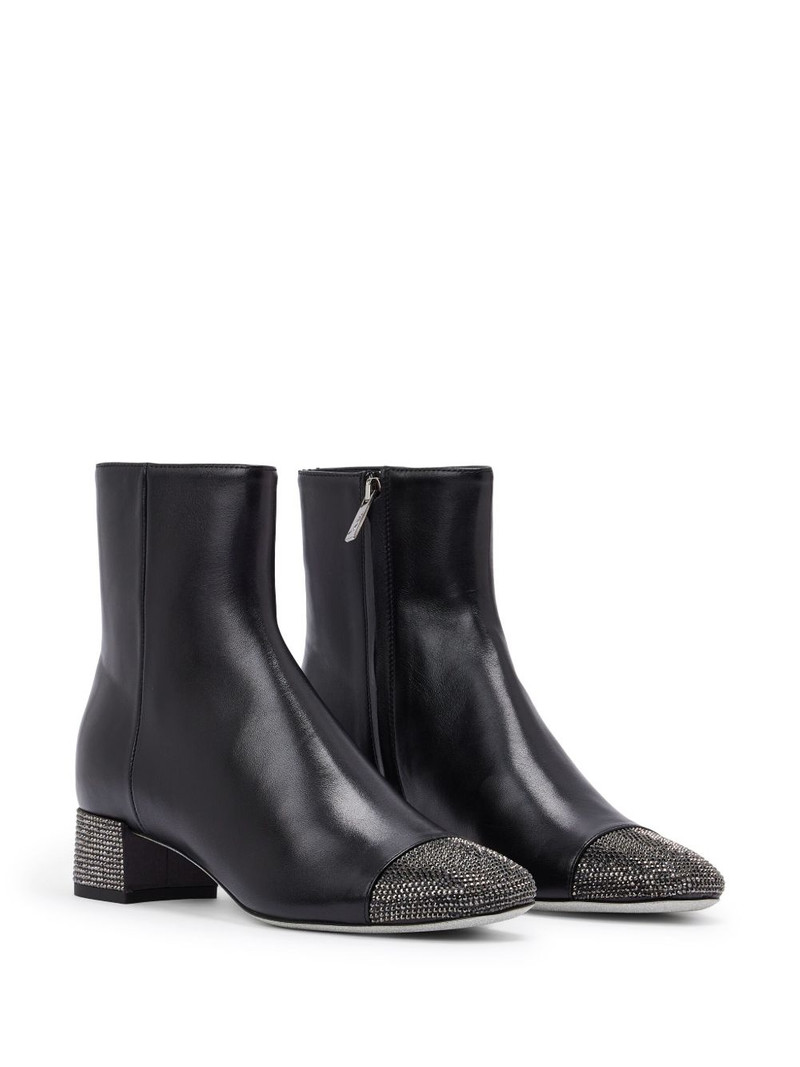 RENE CAOVILLA 40mm Bonien crystal-embellished ankle boots outlook