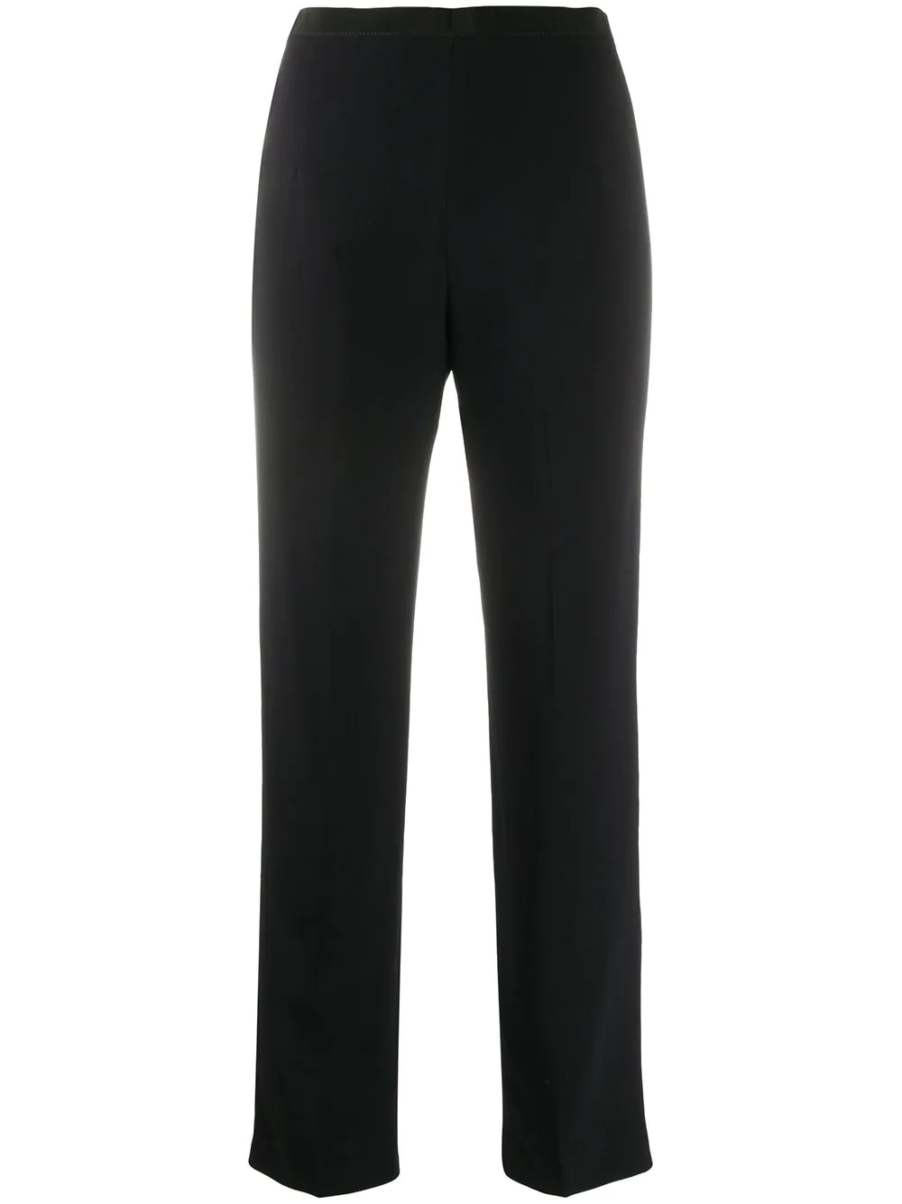 mid-rise straight trousers - 1