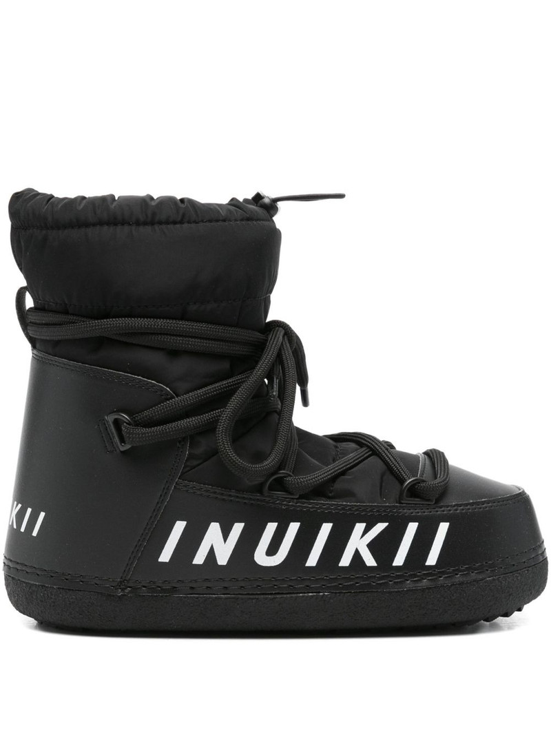lace-up padded boots 1