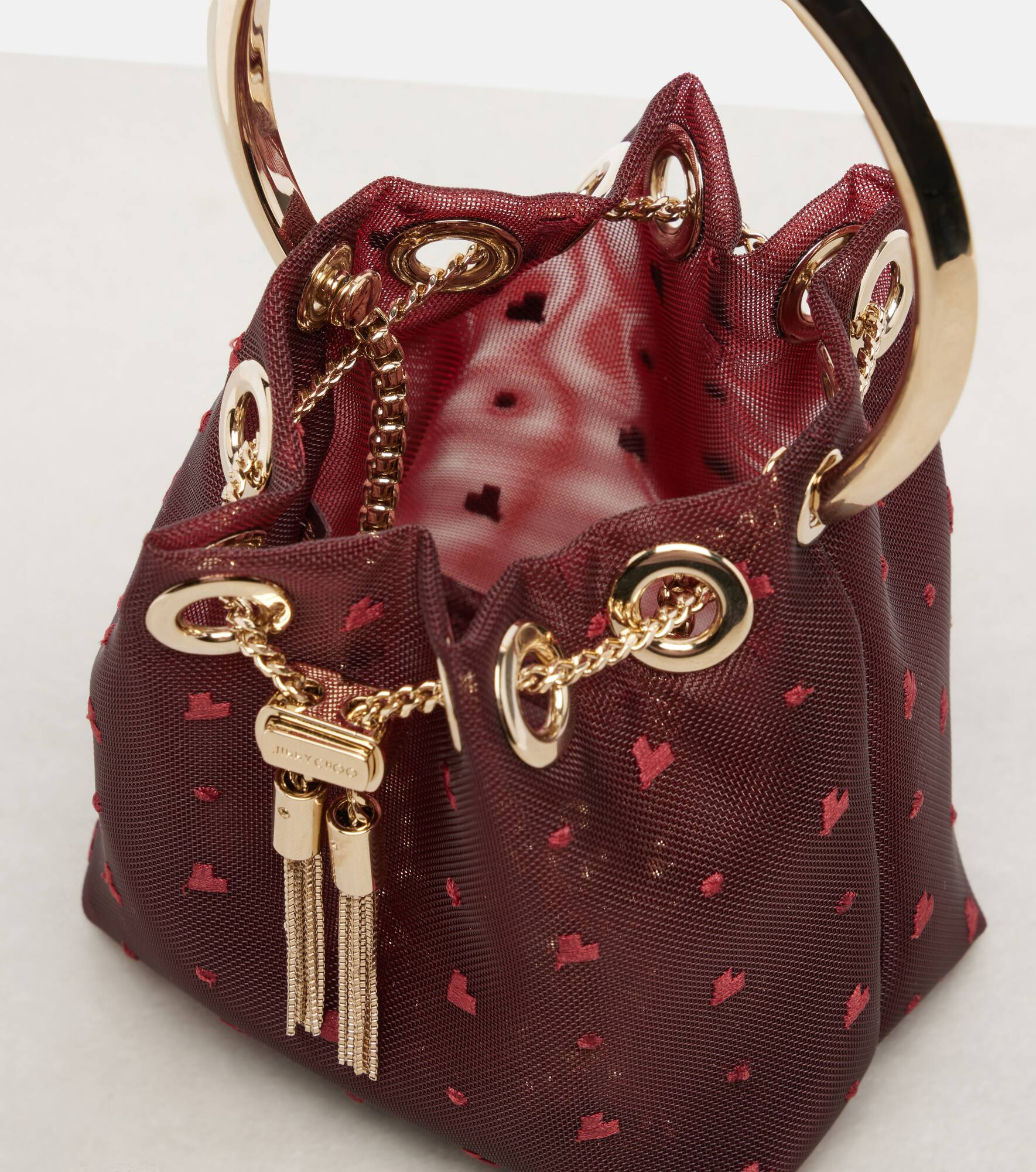 Bon Bon Micro mesh bucket bag - 3