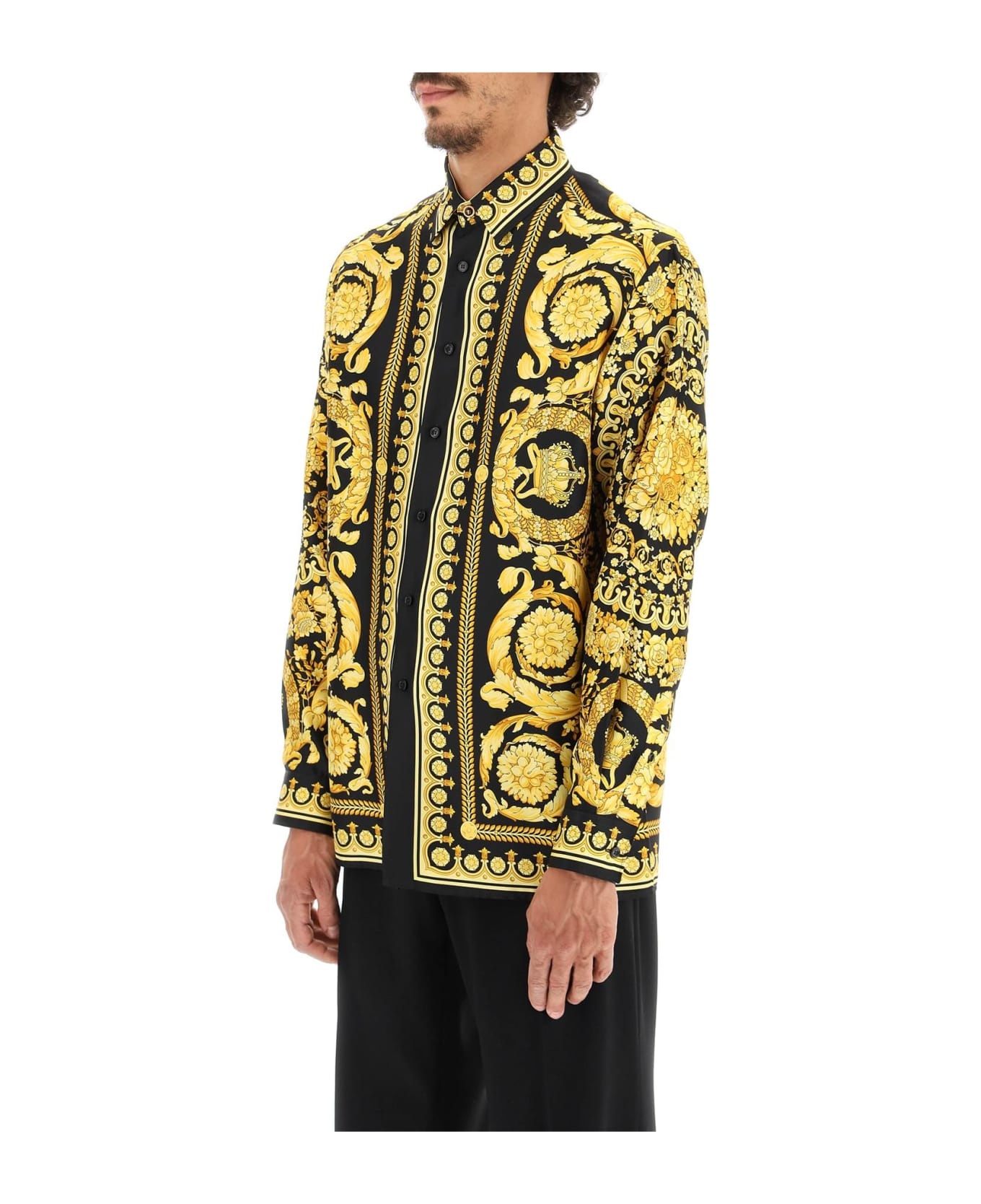 Barocco Silk Shirt - 4