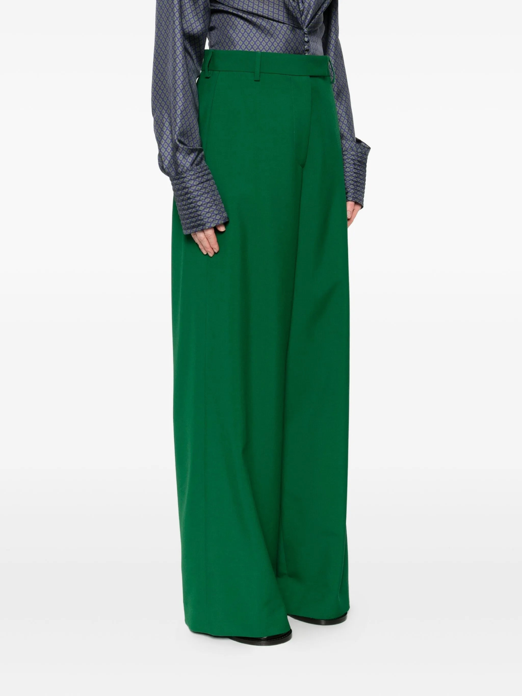 Dries Van Noten Belt-loops Trousers - 3