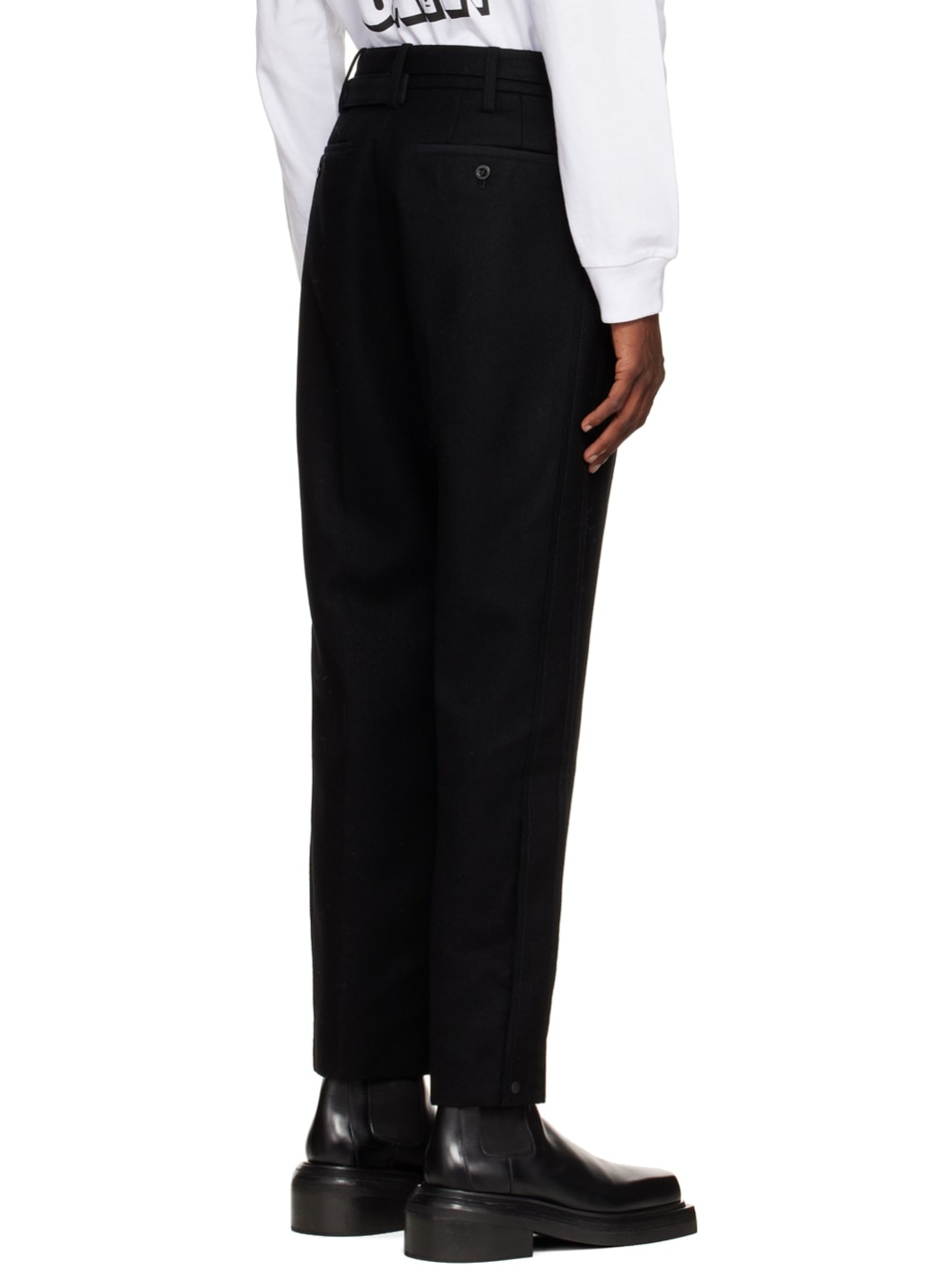 Black Belt Trousers - 3