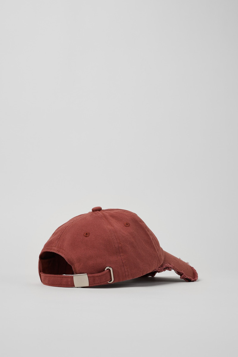 Red Cotton Cap (One Size) 5