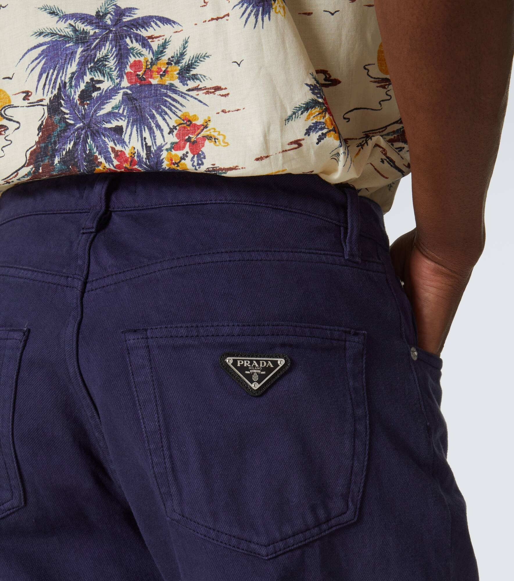 Mid-rise straight jeans - 5