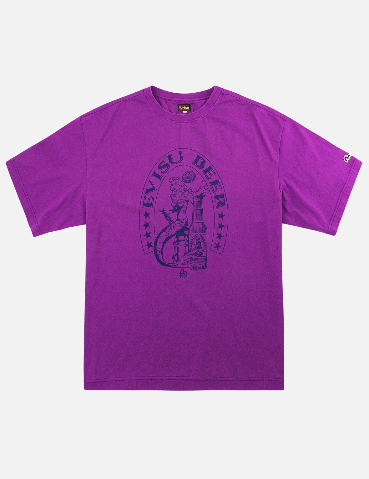EVISU Beer Mermaid T-Shirt - 1