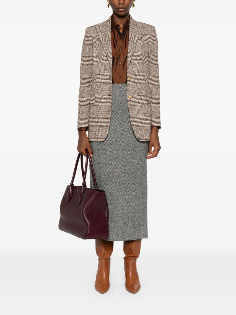 Etro herringbone midi skirt outlook