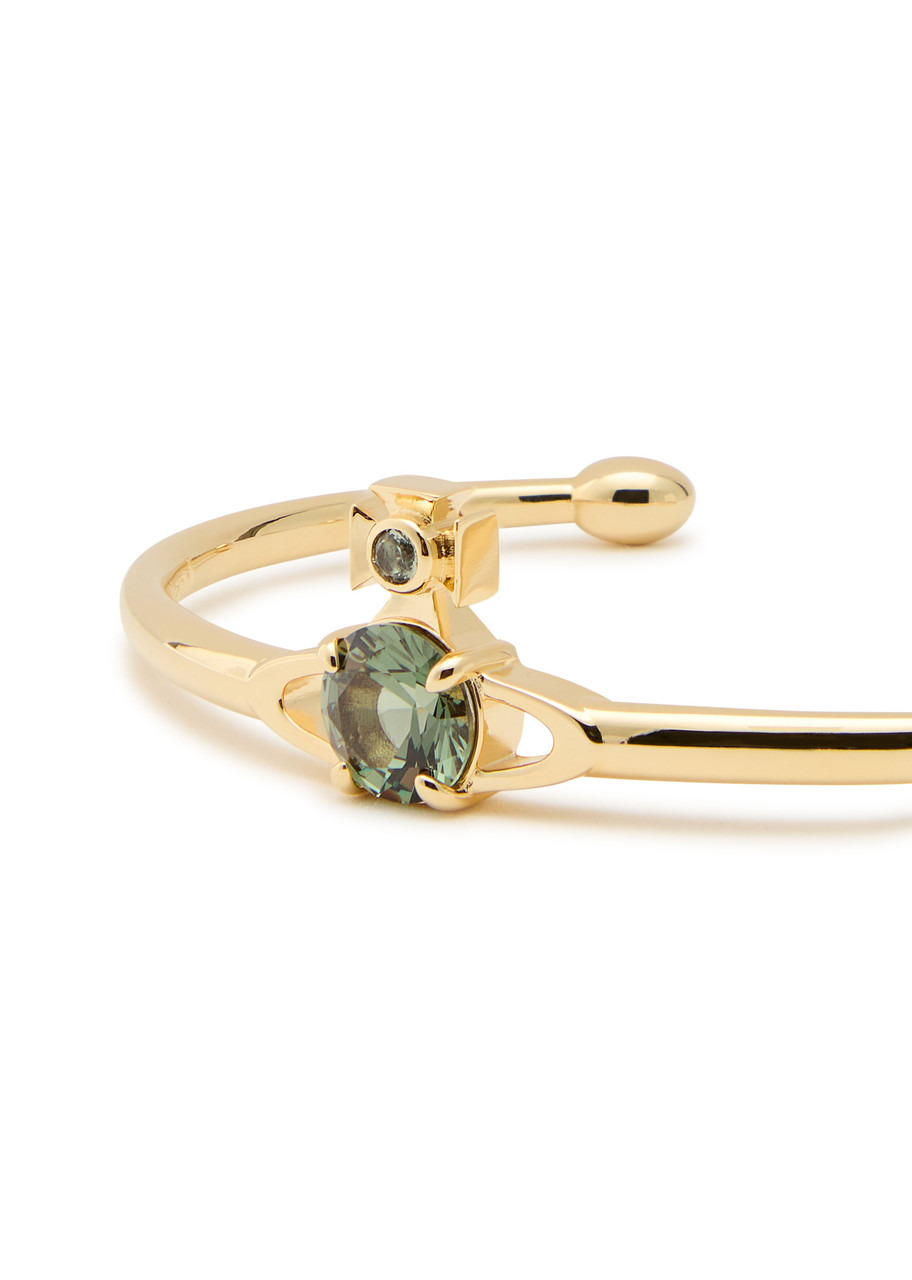 Vivienne Westwood Reina orb Crystal-embellished Cuff - 4