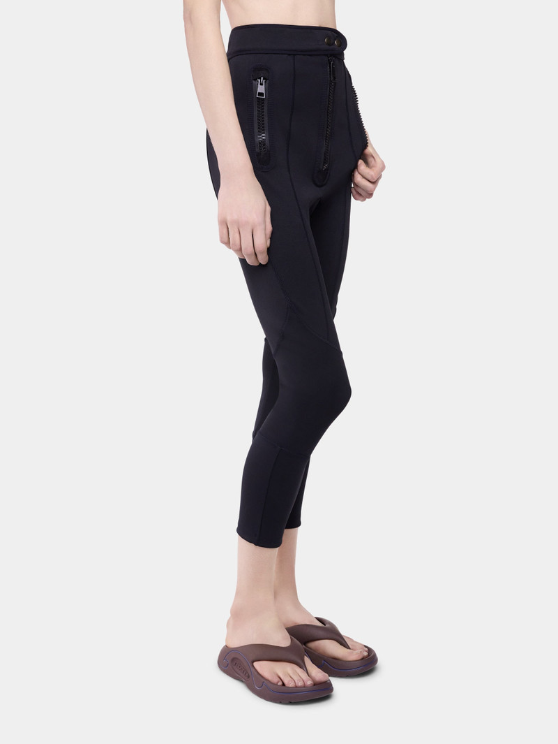 CAPRI PANT IN BLACK NEOPRENE 4