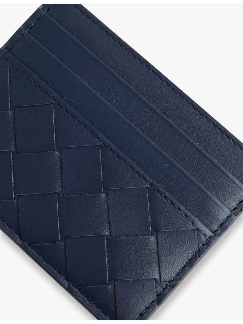 Bottega Veneta Intrecciato Dual-Tone Leather Card Holder outlook