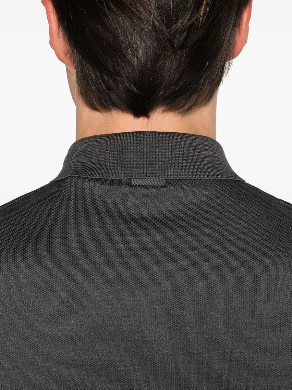 piquÃ© cotton-blend polo shirt - 5