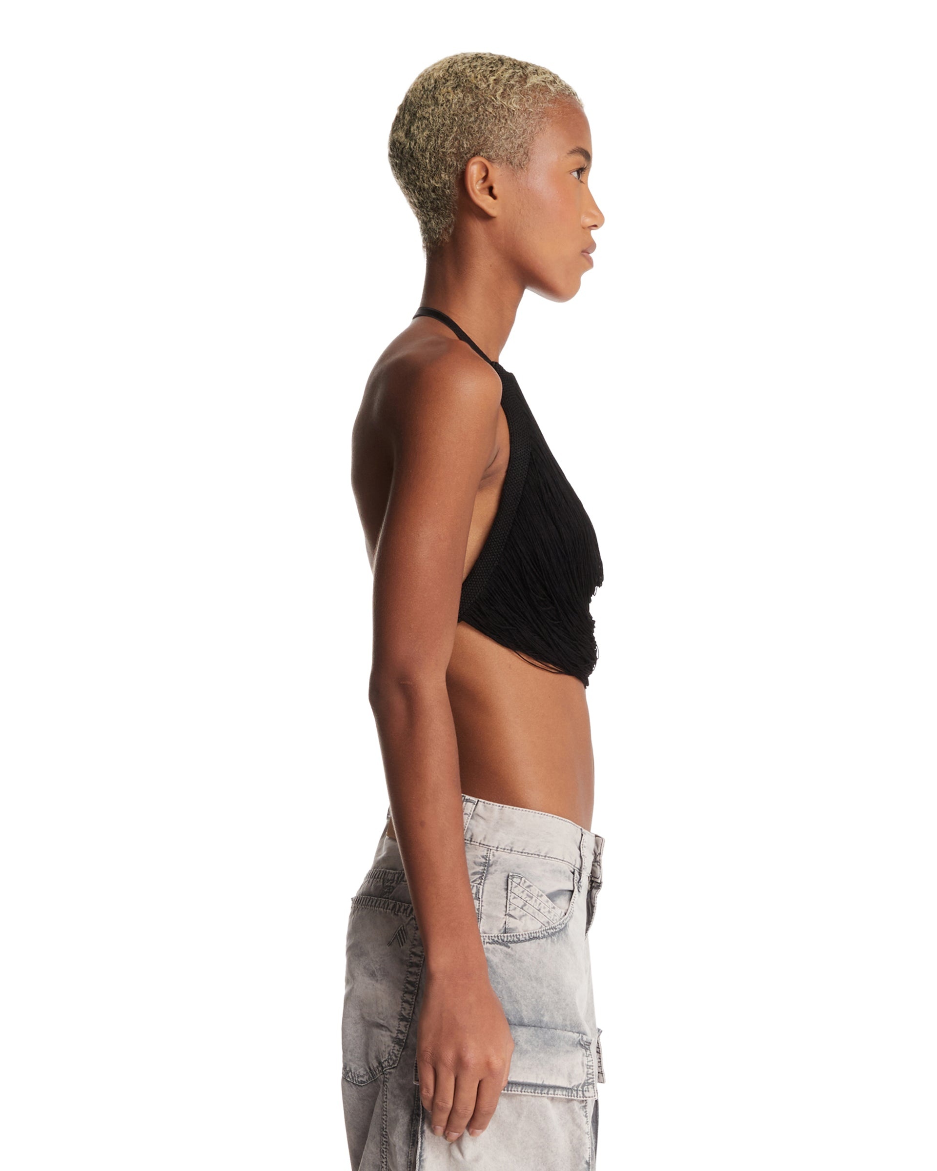 Black Halter Neck Top - 5