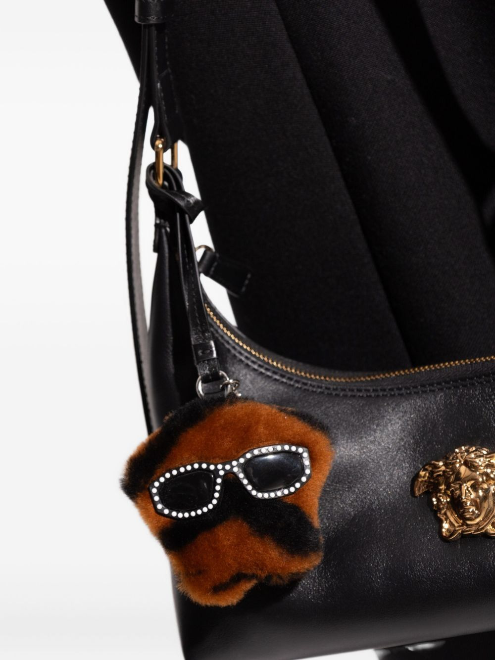 faux-fur bag charm - 2