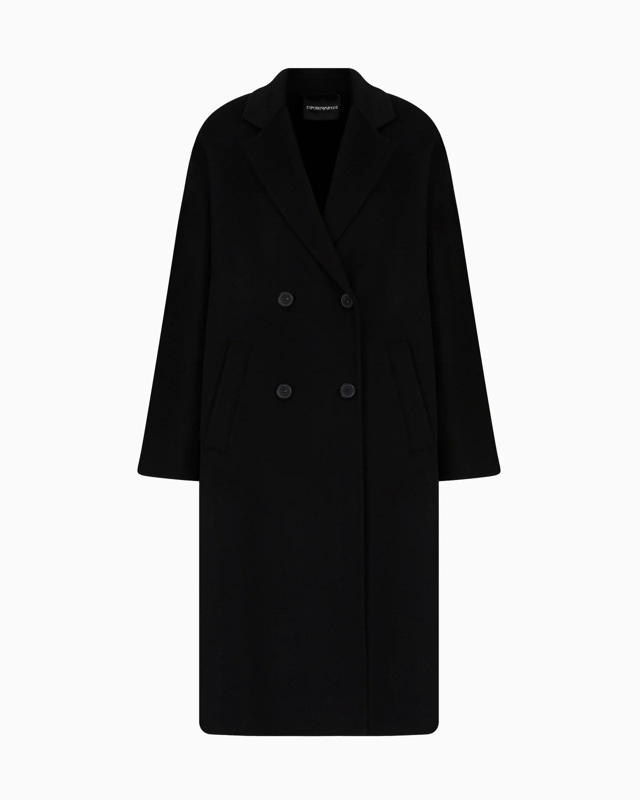 Casentino wool and cashmere double-breasted coat - 1