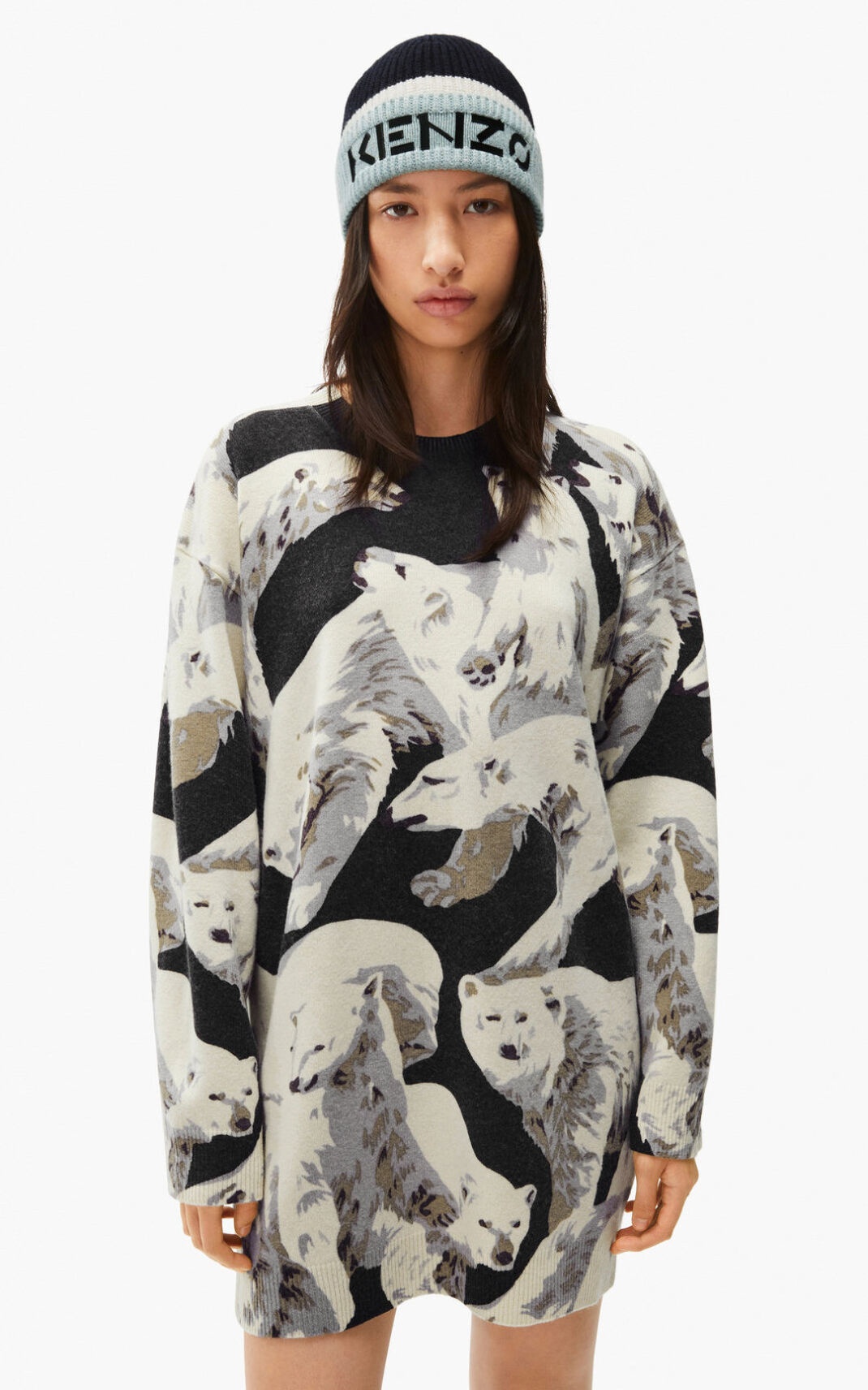 The Winter Capsule' 'Polar Bear' jumper dress - 4
