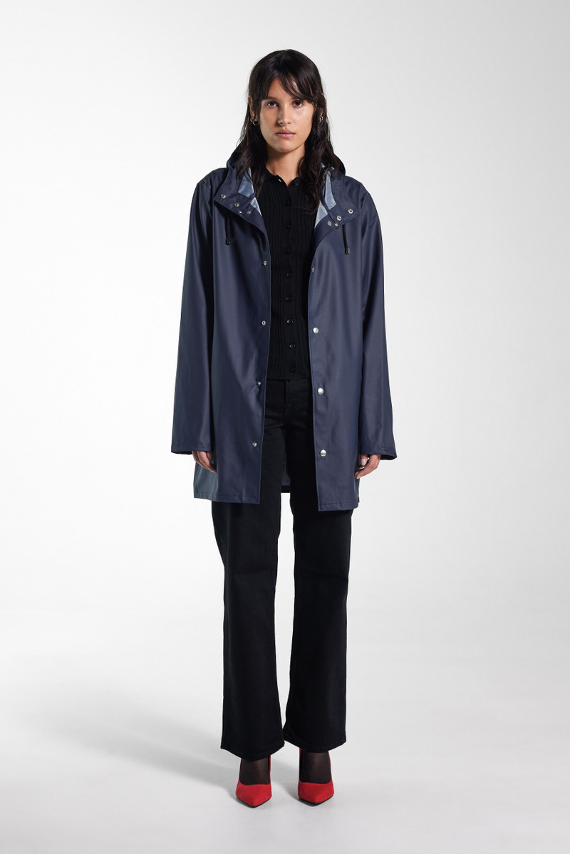 Stutterheim Stockholm Lightweight Raincoat Navy outlook