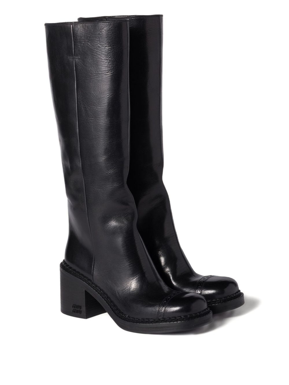 75mm leather boots - 2
