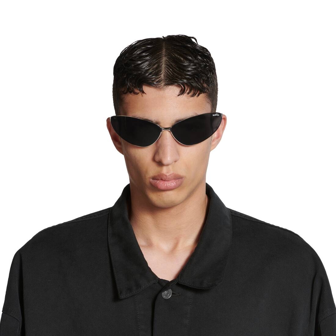 Razor Cat Sunglasses  in Silver - 5