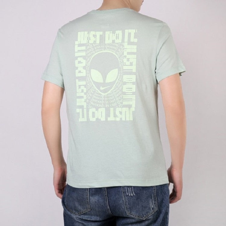 Nike Sportswear Alien Printing Short Sleeve Grass Green  CV8968-321 - 5