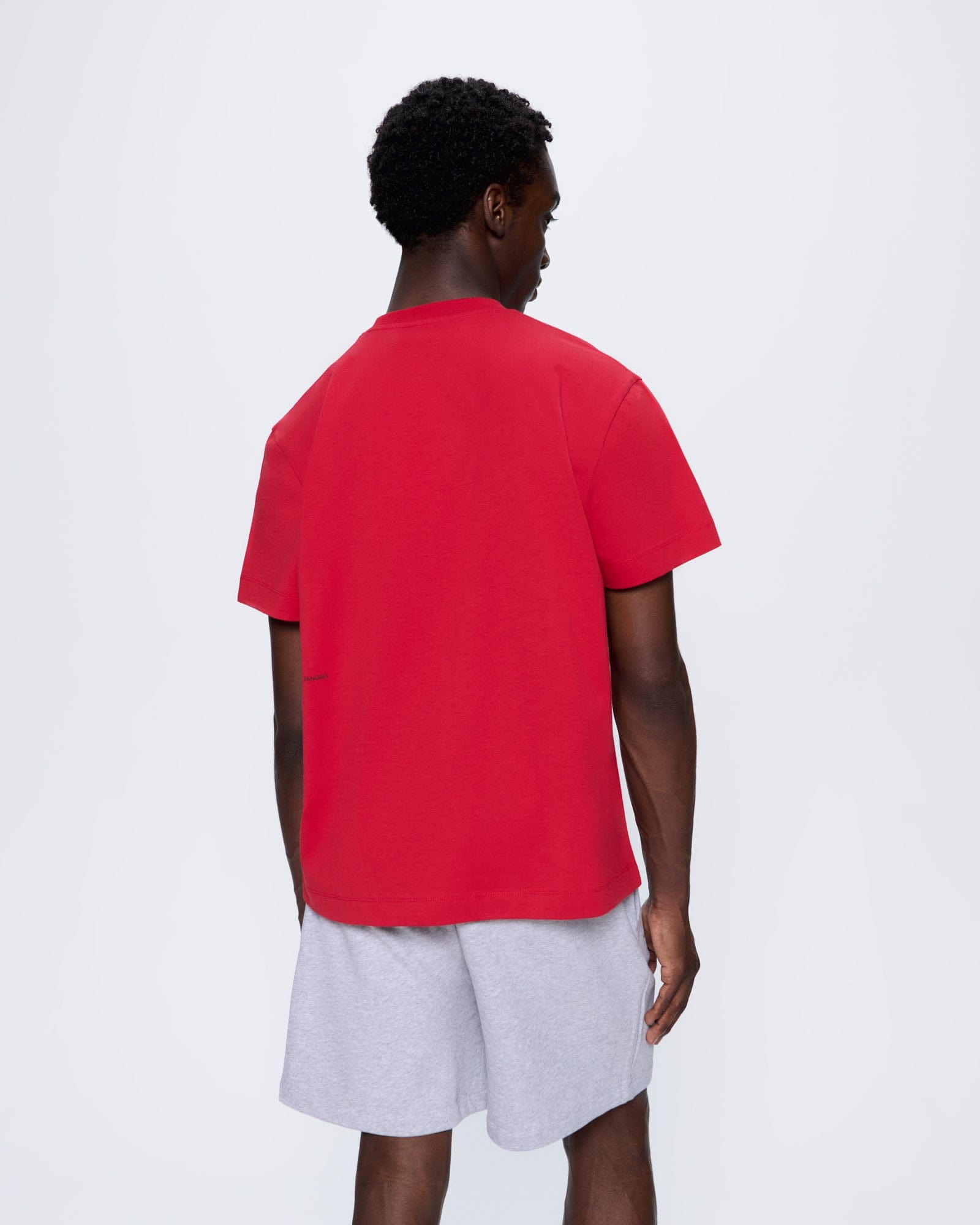 Mens 365 Midweight T-shirt - Goji Red - 5