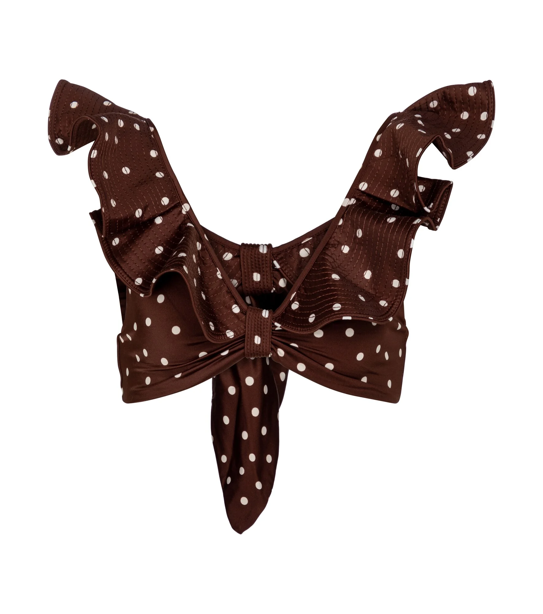 Rolling Hills polka-dot bikini top - 1