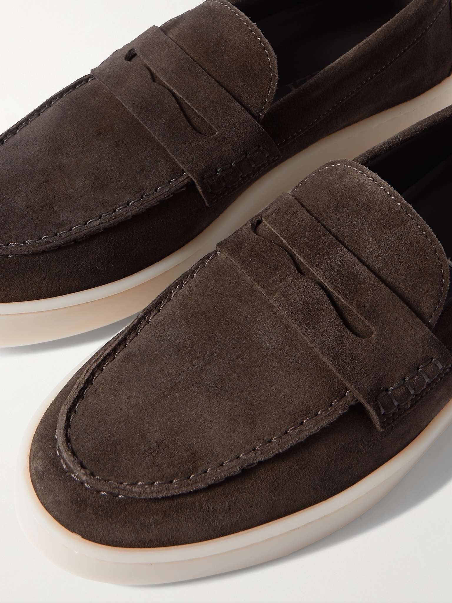 Suede Penny Loafers - 6