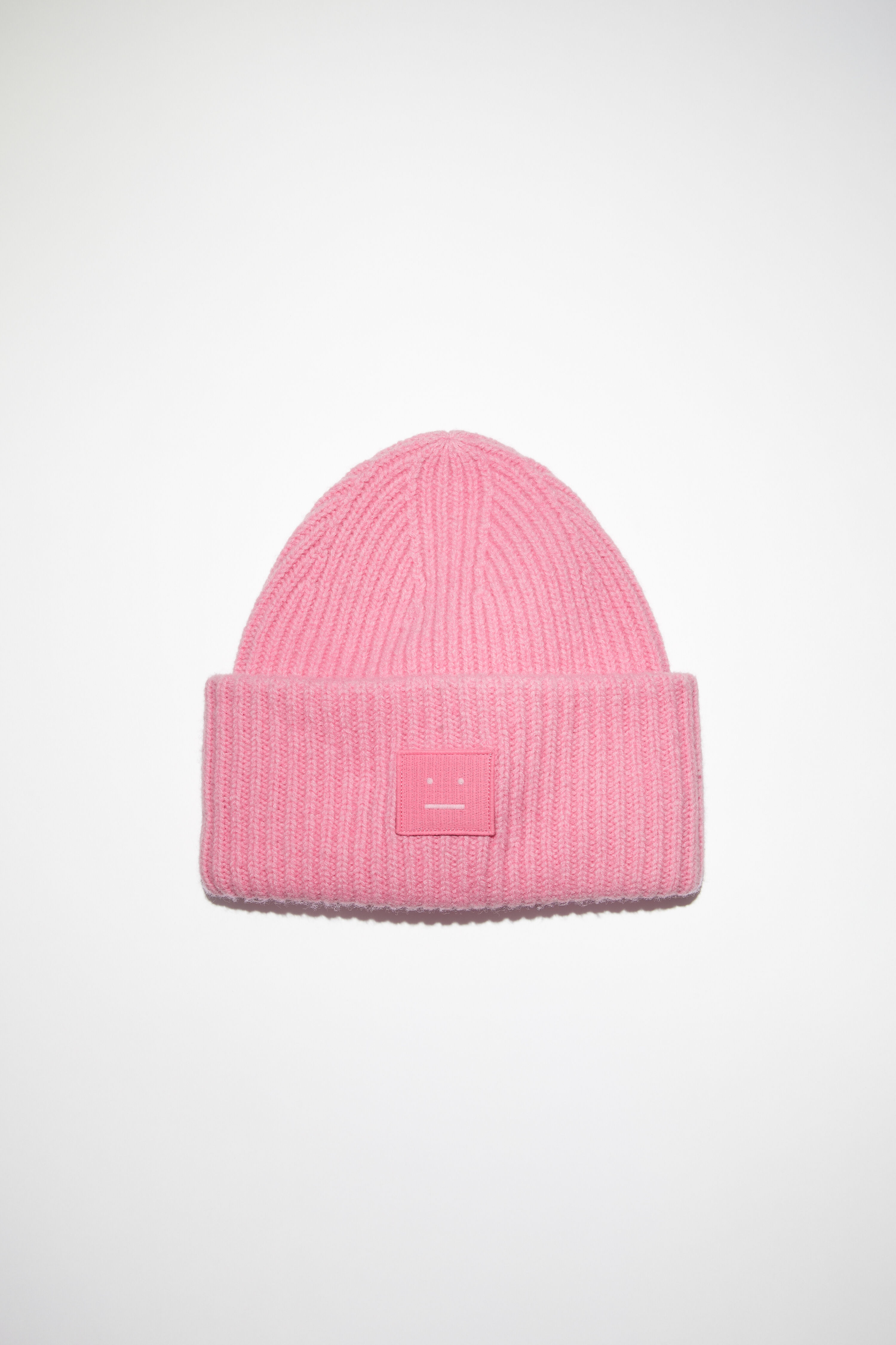Large face logo beanie - Bubble Pink - 1