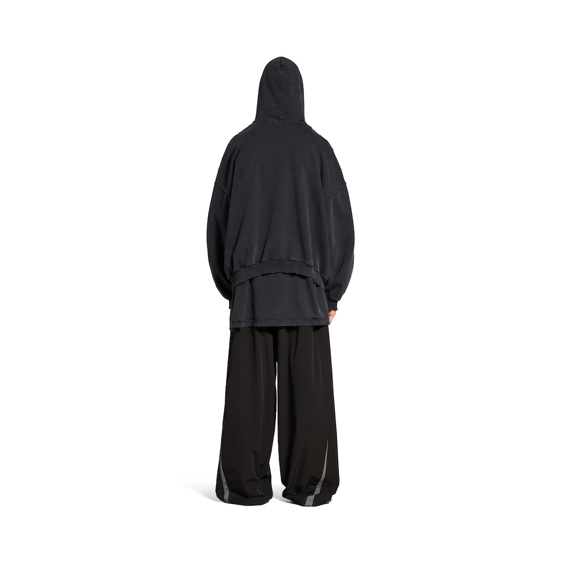 【BALENCIAGA】3B Liquified Hoodie ラージフィット Balenciaga 3B Liquified Hoodie Large Fit | Saks Fifth Avenue