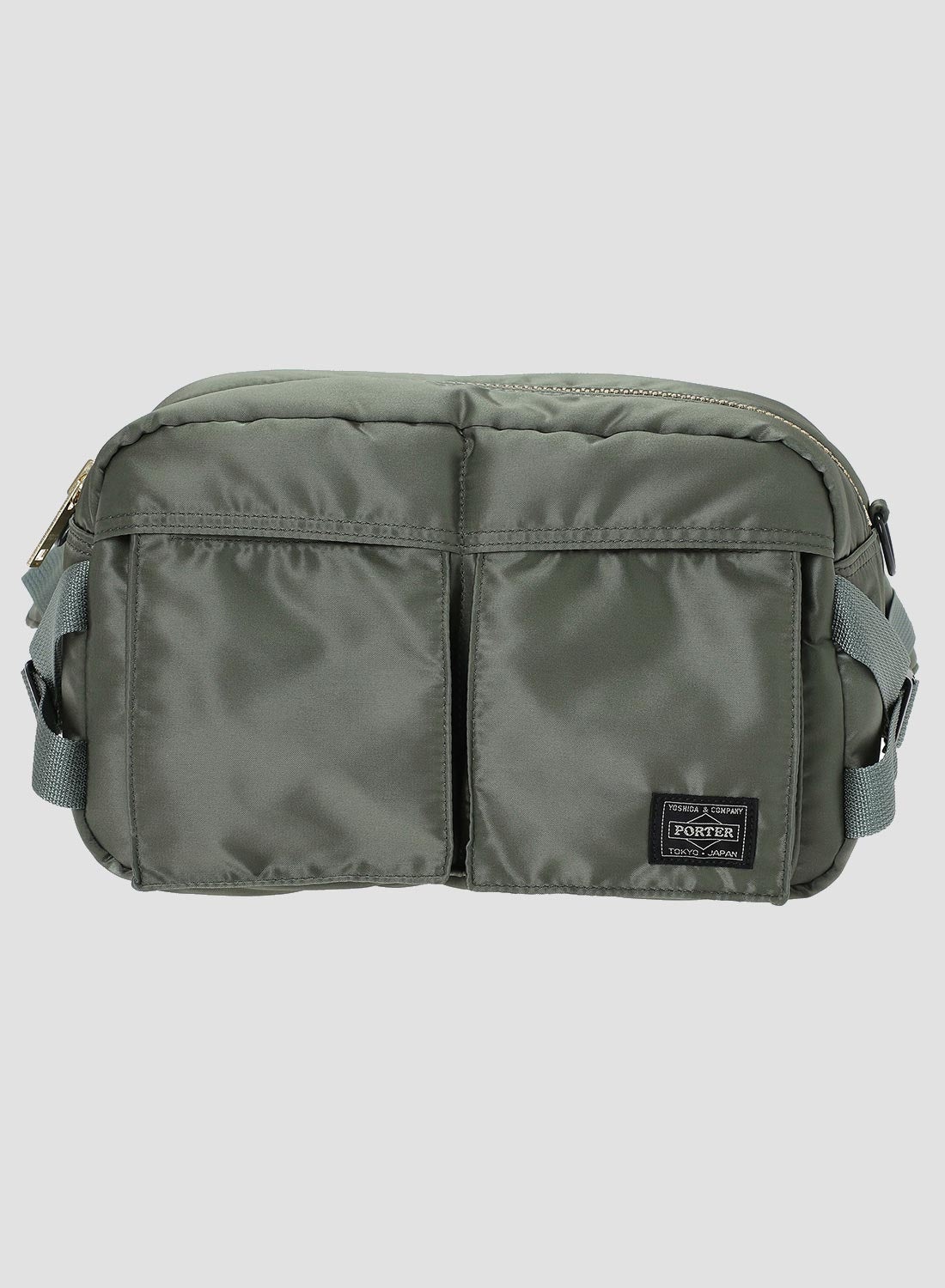 Porter-Yoshida & Co Tanker Waist Bag in Sage Green - 2