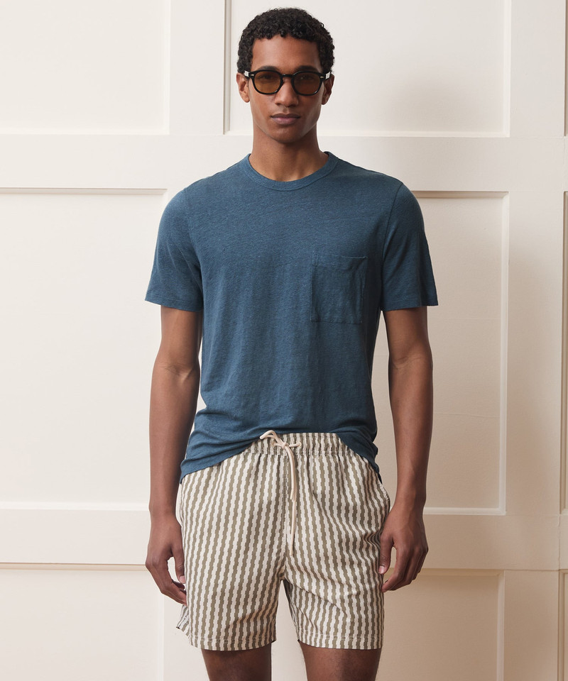 TODD SNYDER Linen Pocket Tee outlook