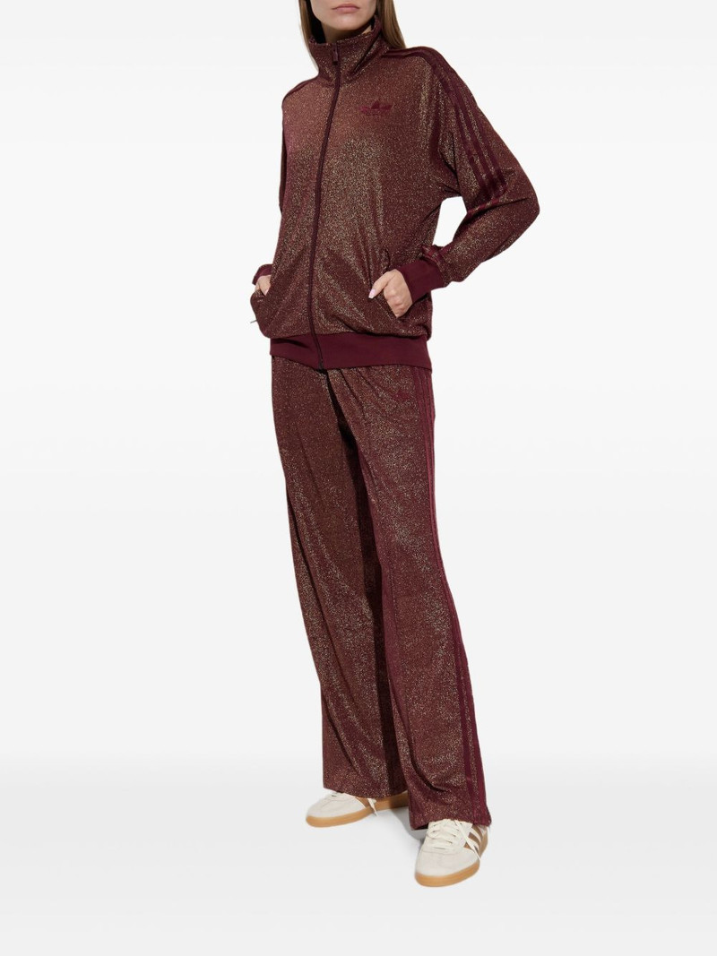 adidas Firebird lurex zip-up sweatshirt outlook