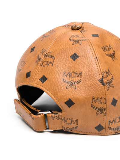 MCM print leather-look cap outlook