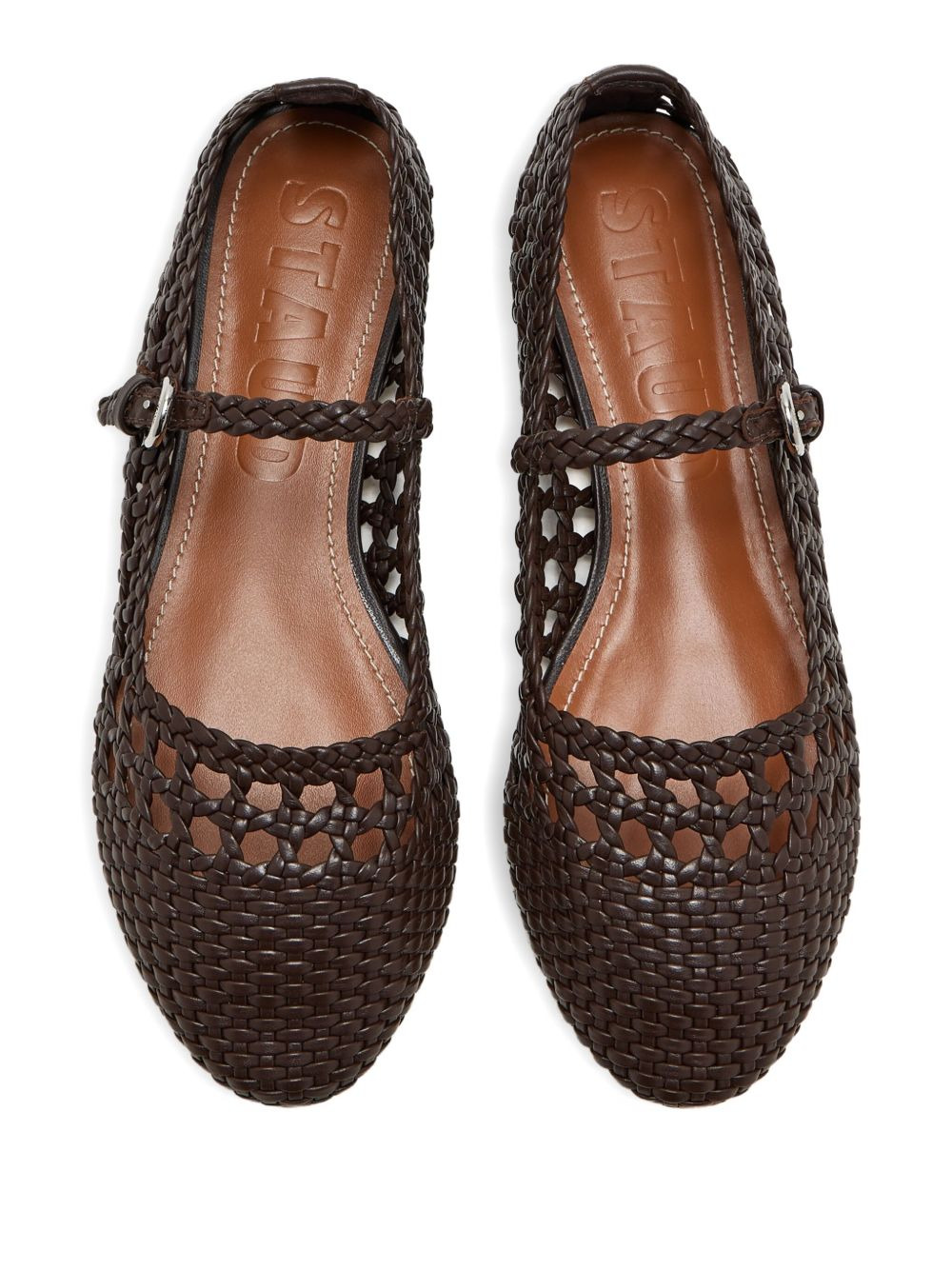 Nell Mary Jane buckled ballet flats - 3