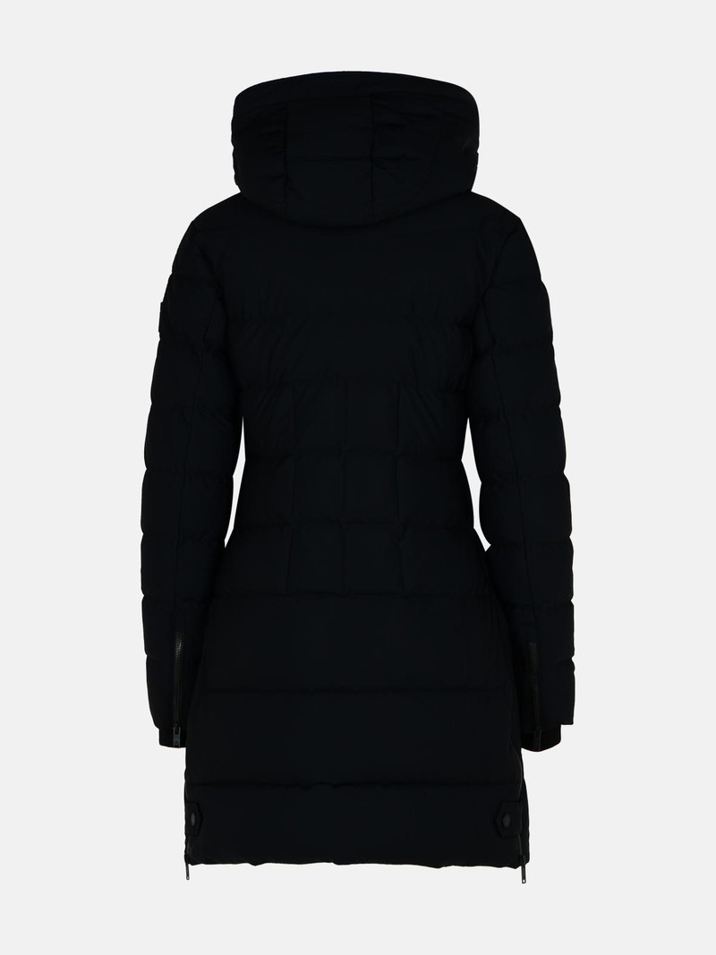 MOOSE KNUCKLES 'WATERSHED 3' BLACK NYLON PARKA outlook