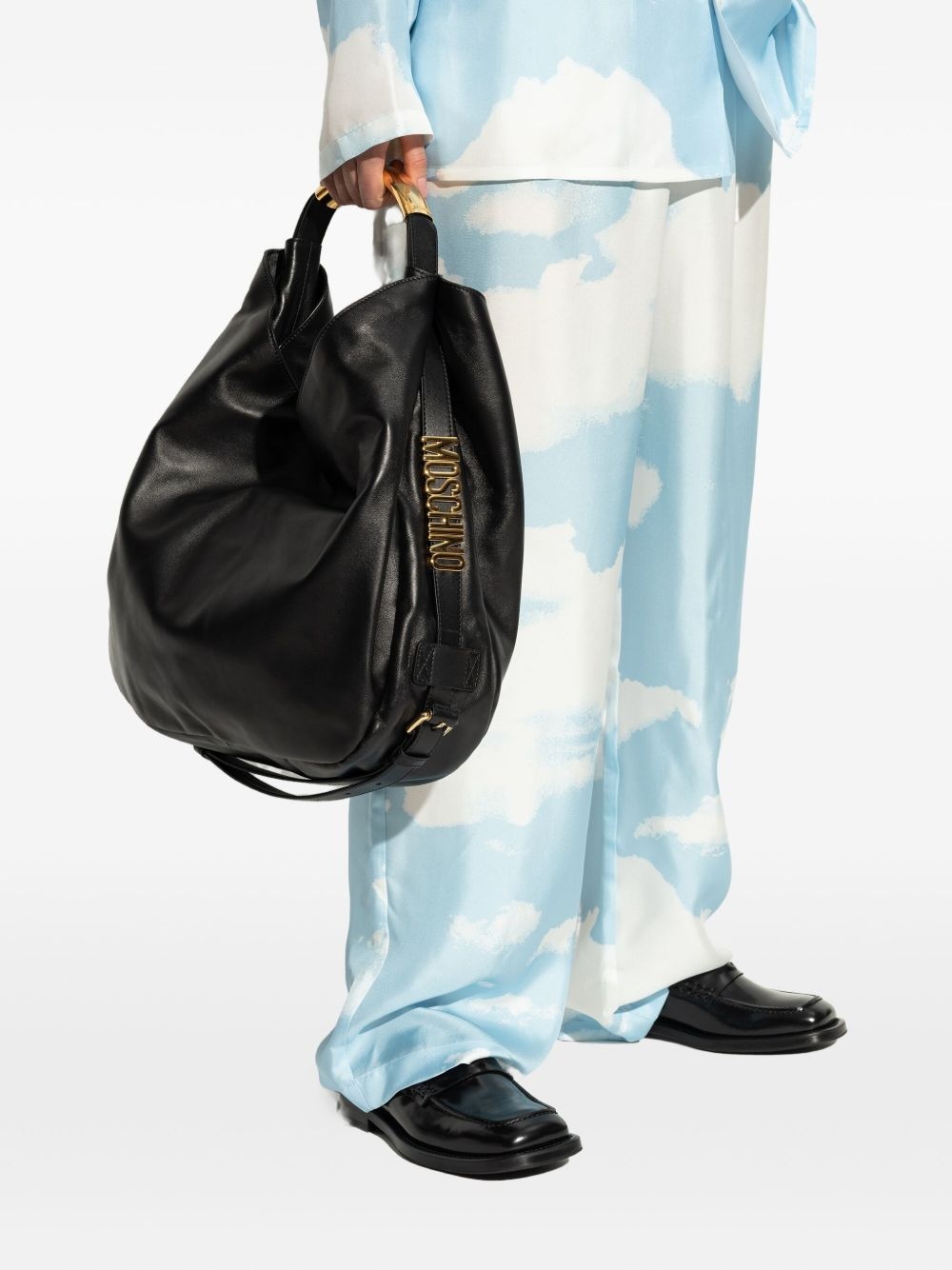 leather tote bag - 2