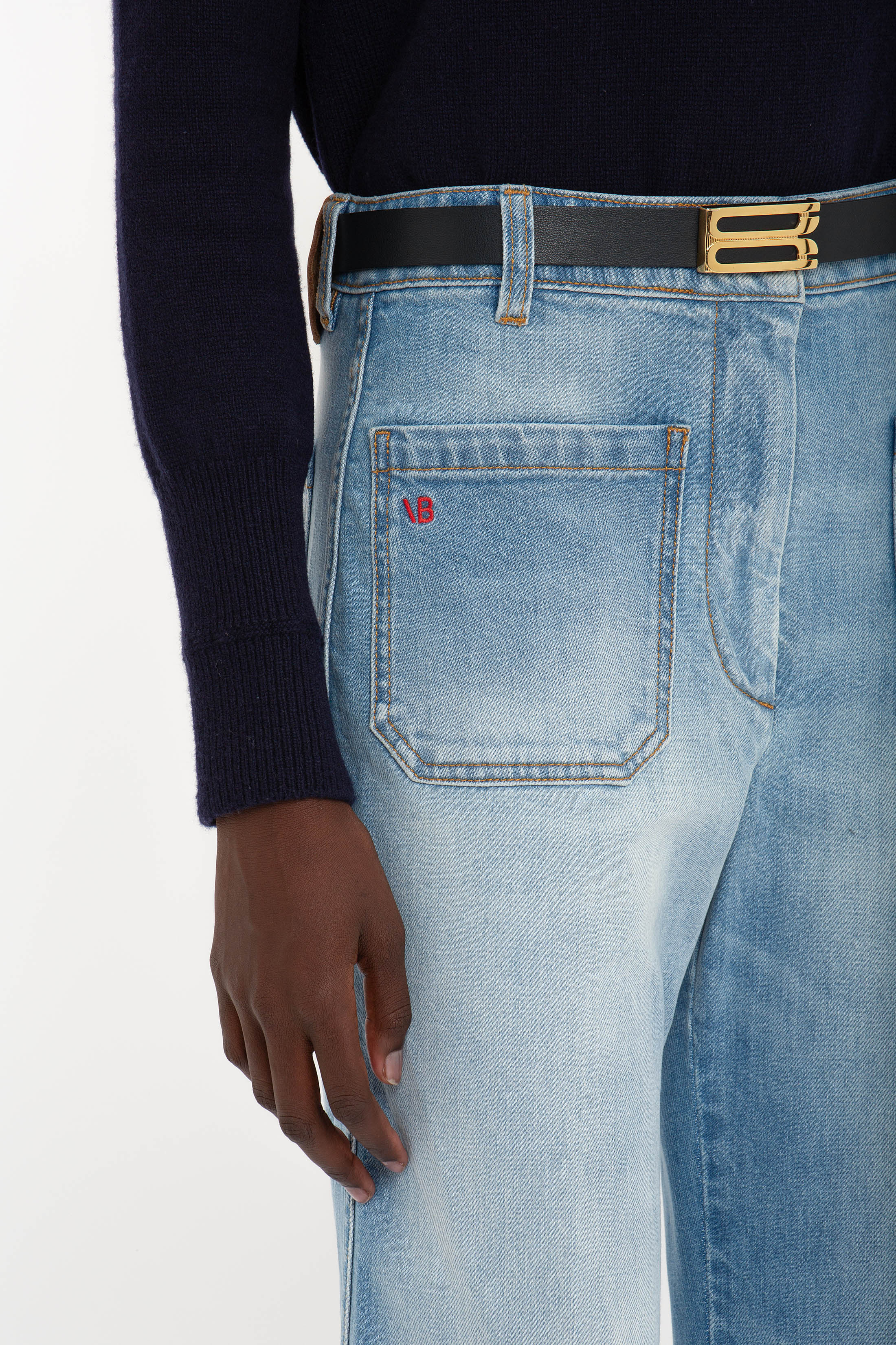 Alina High Waisted Jean In Light Summer Wash - 6